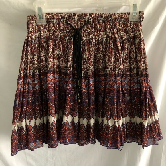 Boho Gypsy Mini Skirt - Picture 1 of 3